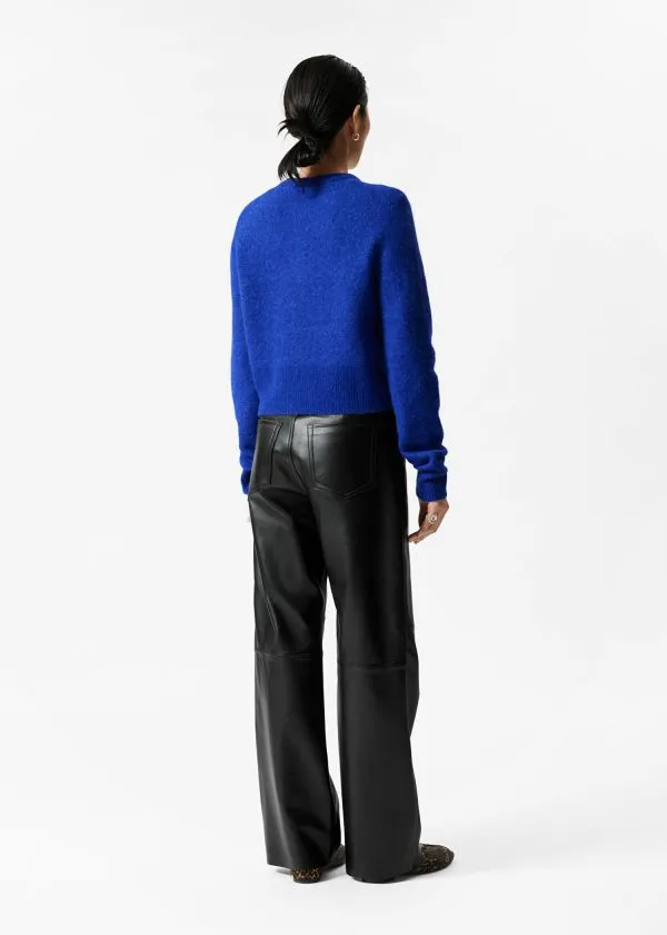 and Other Stories AlpacaBlend Knit Cardigan Blue Women Knitwear