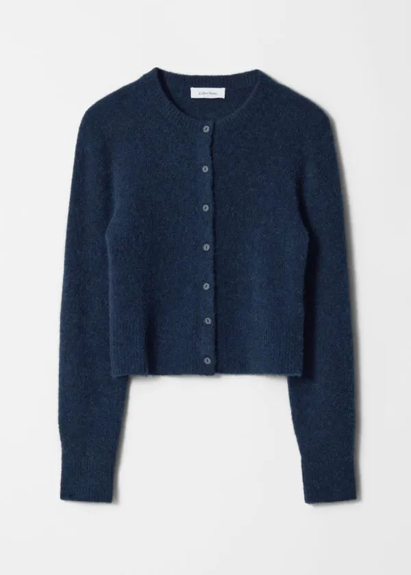 and Other Stories AlpacaBlend Knit Cardigan Dark Blue Women Knitwear