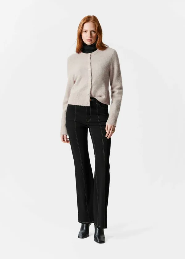 and Other Stories AlpacaBlend Knit Cardigan Greige Women Knitwear