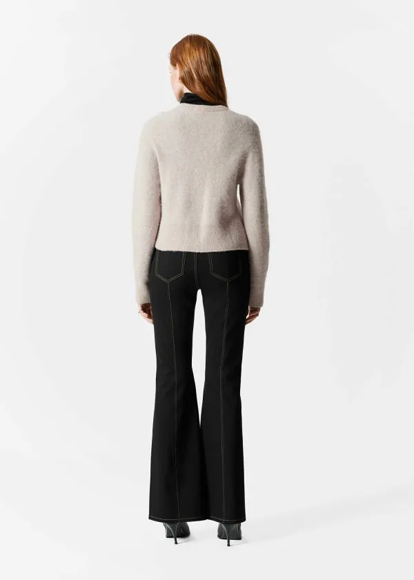 and Other Stories AlpacaBlend Knit Cardigan Greige Women Knitwear