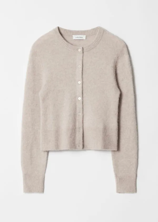 and Other Stories AlpacaBlend Knit Cardigan Greige Women Knitwear