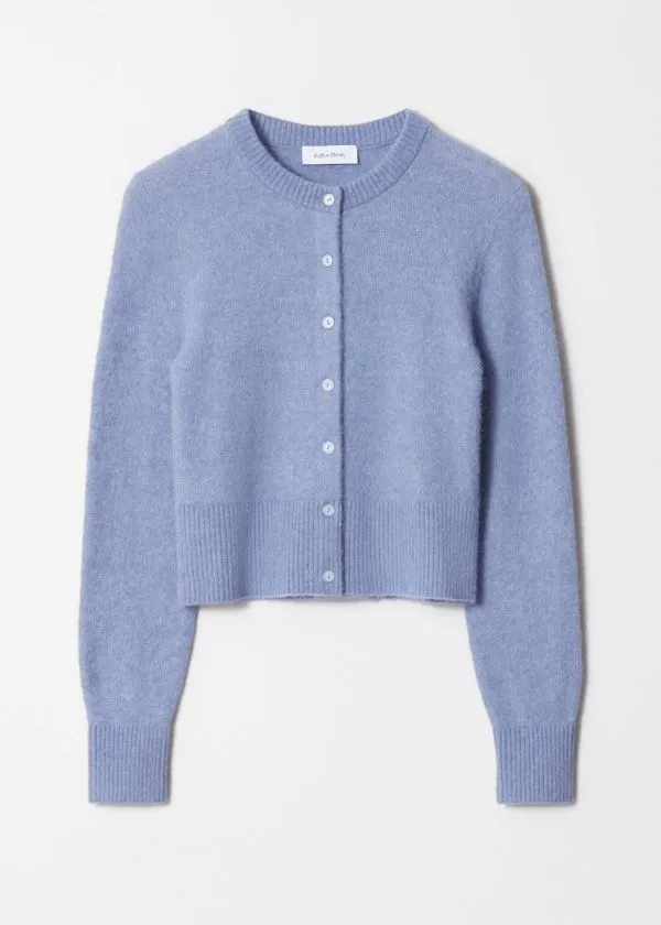 and Other Stories AlpacaBlend Knit Cardigan Pastel Blue Women Knitwear
