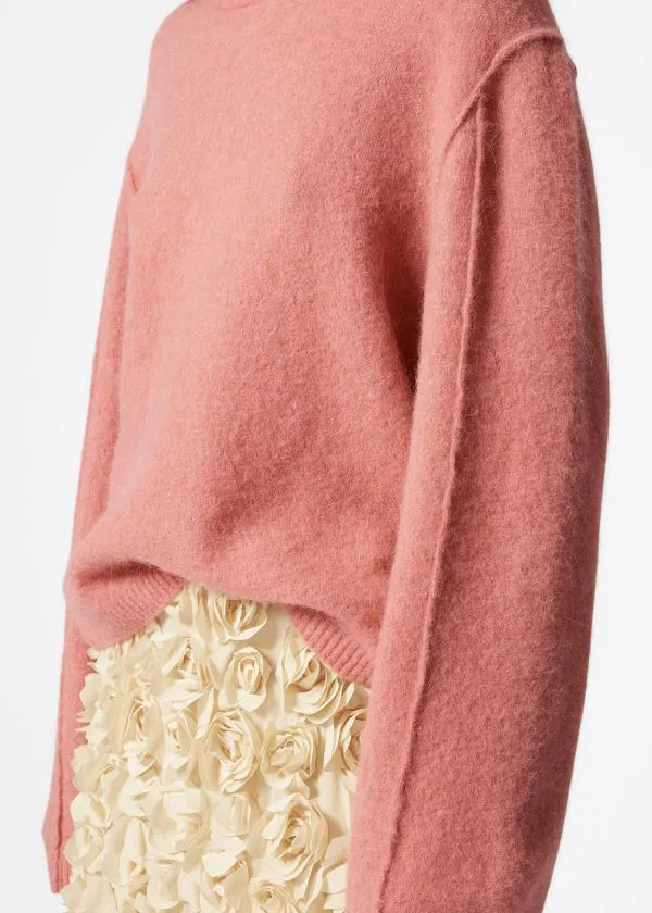 and Other Stories AlpacaBlend Knit Jumper Coral Women Knitwear