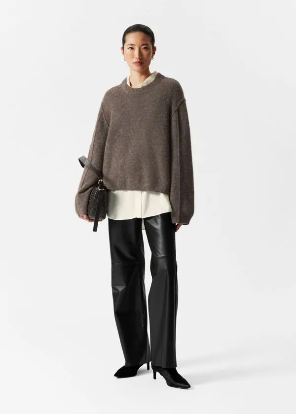 and Other Stories AlpacaBlend Knit Jumper Mole Women Knitwear