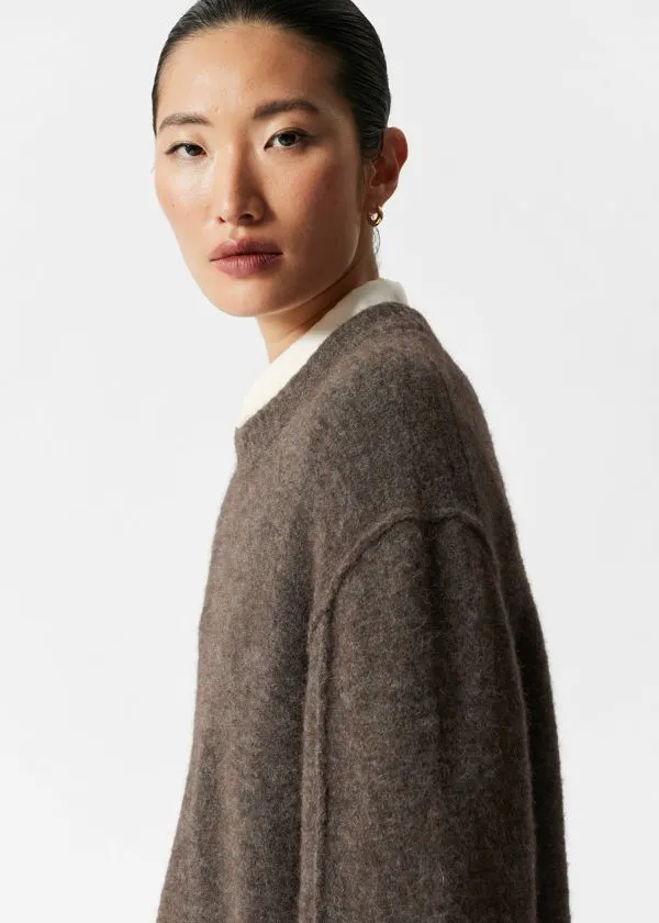 and Other Stories AlpacaBlend Knit Jumper Mole Women Knitwear