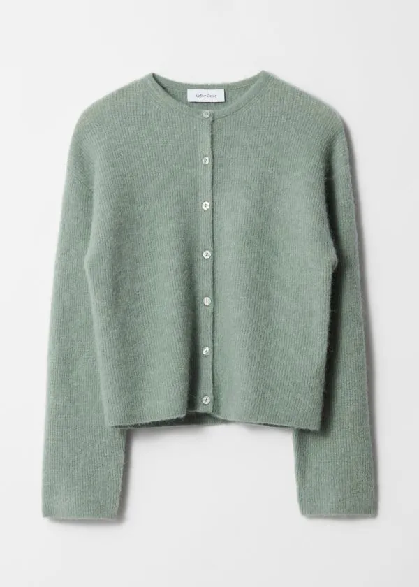 and Other Stories AlpacaBlend Knitted Cardigan Green Women Knitwear