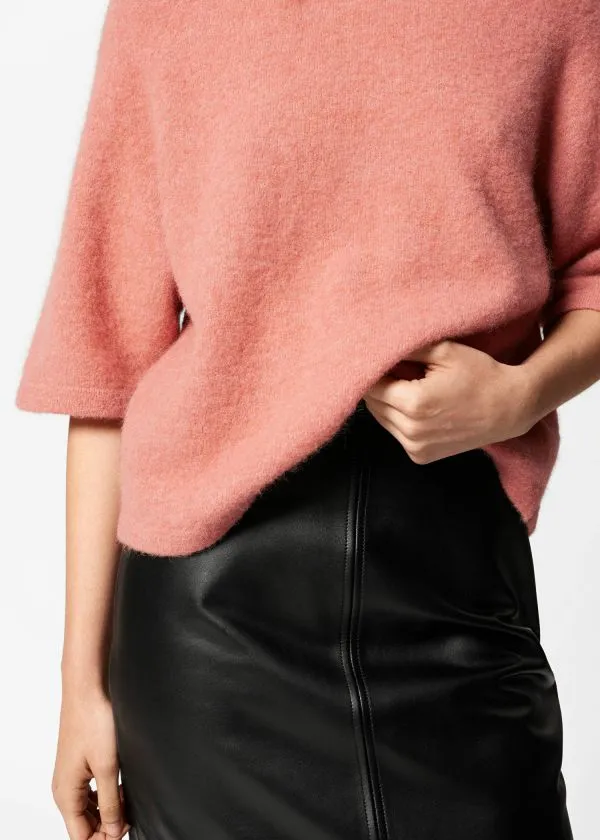 and Other Stories AlpacaBlend Knitted Top Coral Women Knitwear