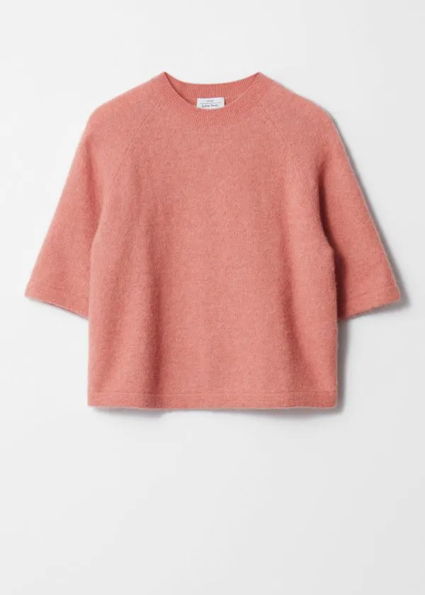 and Other Stories AlpacaBlend Knitted Top Coral Women Knitwear