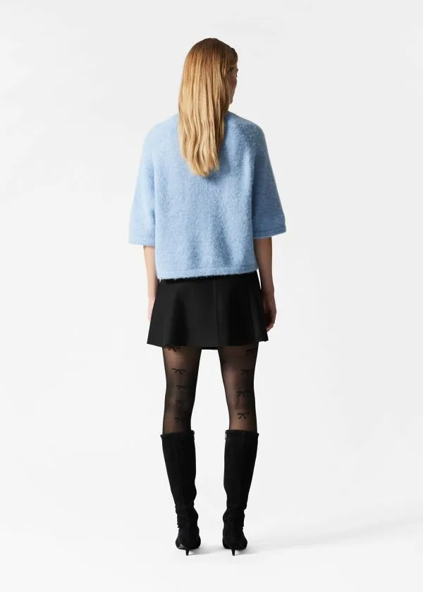 and Other Stories AlpacaBlend Knitted Top Light Blue Women Knitwear