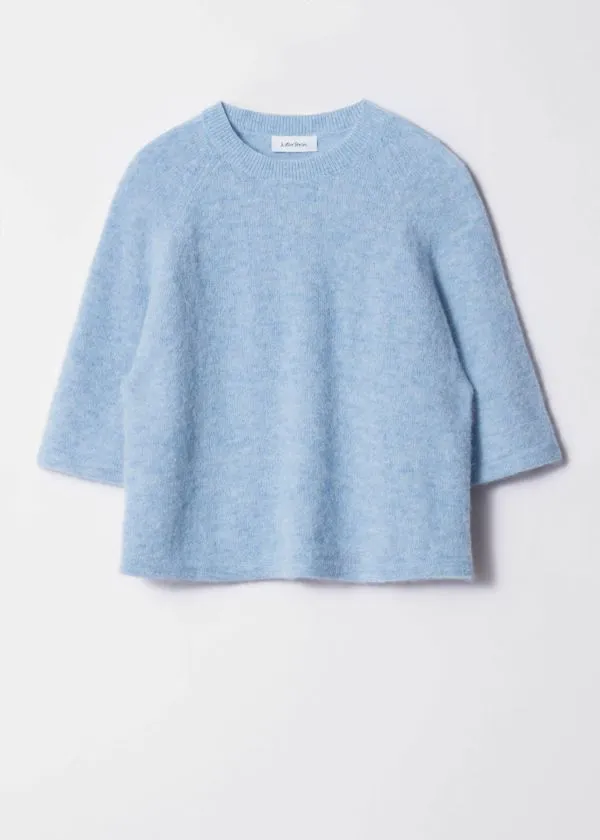 and Other Stories AlpacaBlend Knitted Top Light Blue Women Knitwear