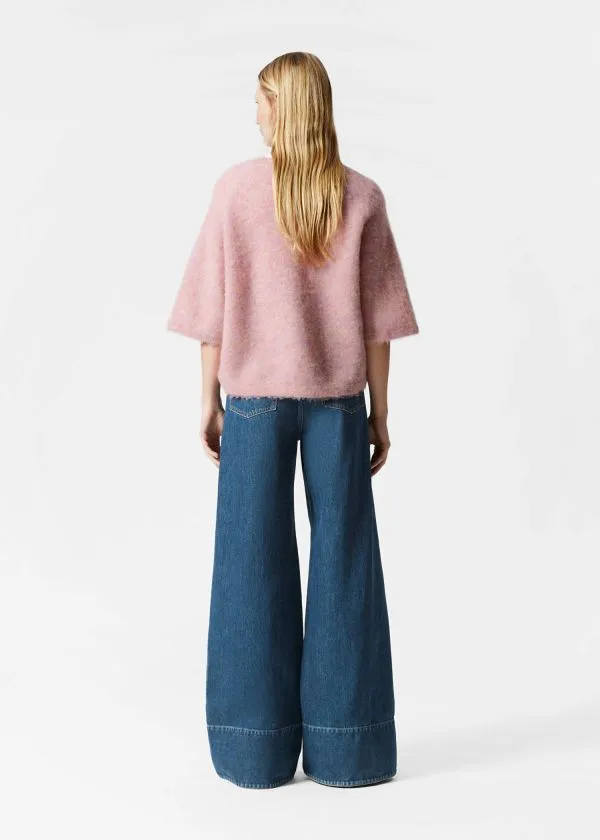and Other Stories AlpacaBlend Knitted Top Light Pink Women Knitwear
