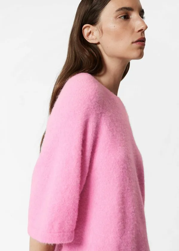 and Other Stories AlpacaBlend Knitted Top Soft Pink Women Knitwear