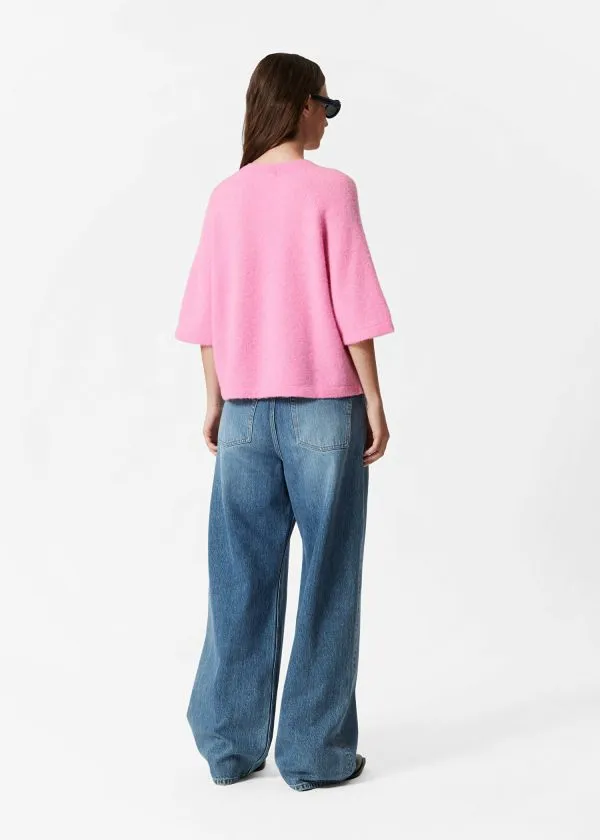 and Other Stories AlpacaBlend Knitted Top Soft Pink Women Knitwear