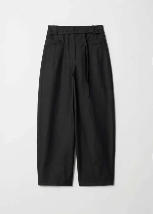 and Other Stories BarrelLeg Trousers Black Women Trousers and Other Stories BarrelLeg Trousers Black Women Trousers