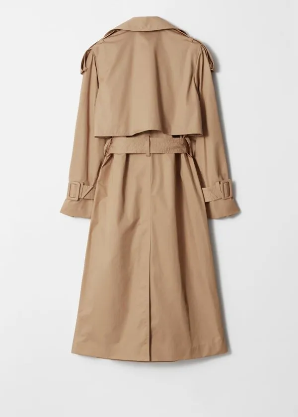 and Other Stories Belted Trench Coat Beige Women Jackets and Coats