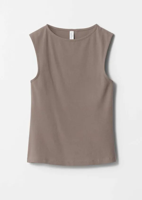 and Other Stories BoatNeck Tank Top Mole Women Tops and Tshirts and Other Stories BoatNeck Tank Top Mole Women Tops and Tshirts