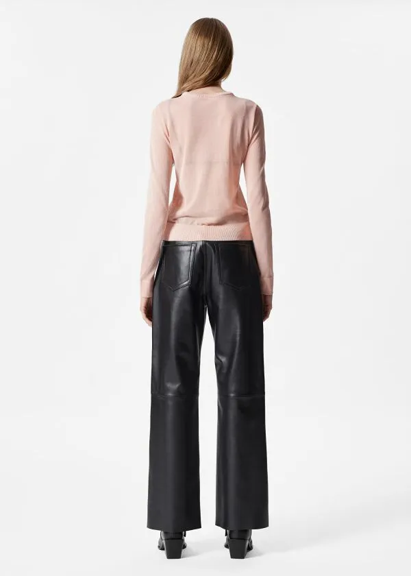 and Other Stories BowDetail Jumper Light Pink Women Tops and Tshirts and Other Stories BowDetail Jumper Light Pink Women Tops and Tshirts