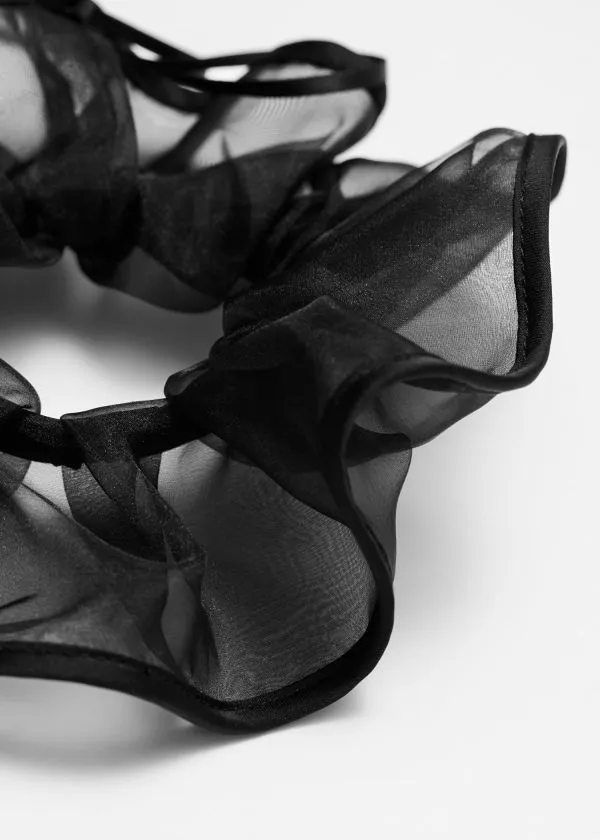 and Other Stories Bow Embellished Scrunchie Black Women Hair Accessories and Other Stories Bow Embellished Scrunchie Black Women Hair Accessories