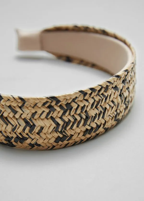 and Other Stories Braided Straw Headband Strawandblack Women Hair Accessories and Other Stories Braided Straw Headband Strawandblack Women Hair Accessories