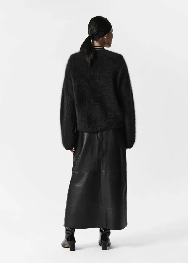 and Other Stories BrushedCashmere Jumper Black Women Knitwear