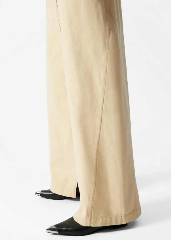 and Other Stories BuckleBelt Trousers Yellow Women Trousers