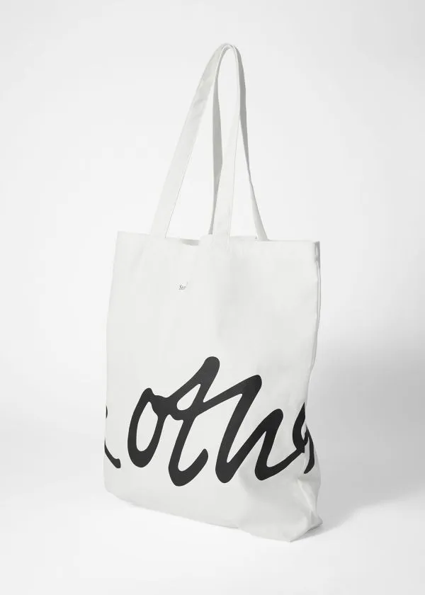 and Other Stories Canvas Tote White Women Tote Bags