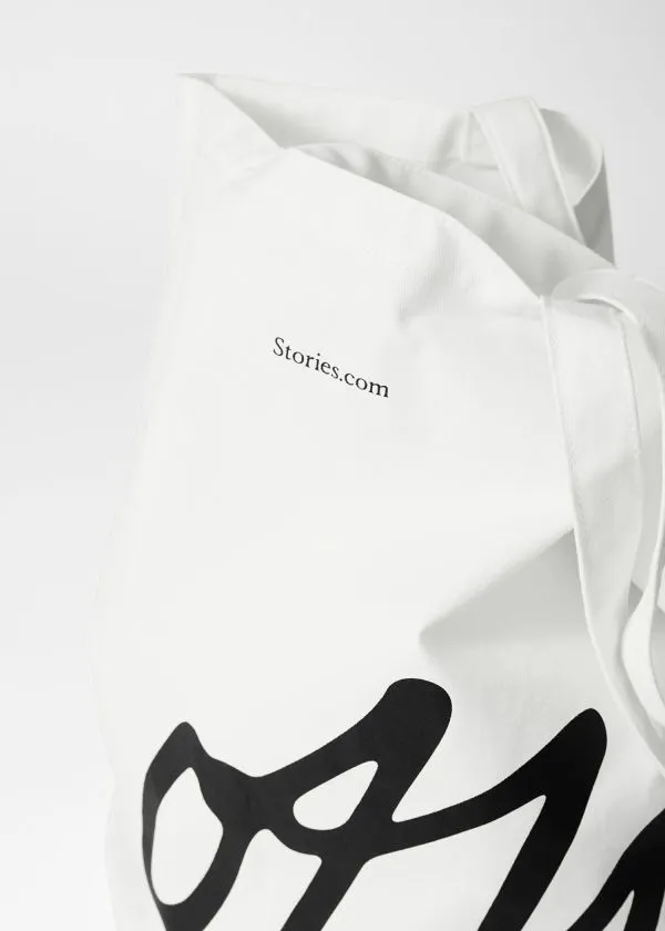 and Other Stories Canvas Tote White Women Tote Bags