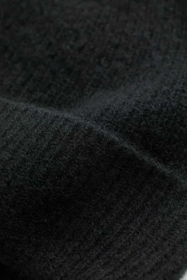 and Other Stories Cashmere Beanie Black Women Headwear and Other Stories Cashmere Beanie Black Women Headwear