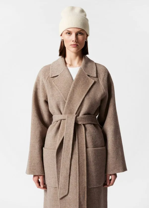 and Other Stories Cashmere Beanie Cream Women Headwear and Other Stories Cashmere Beanie Cream Women Headwear