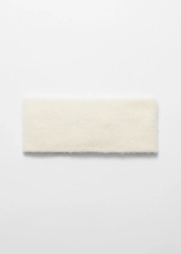 and Other Stories Cashmere Headband Dusty White Women Headwear