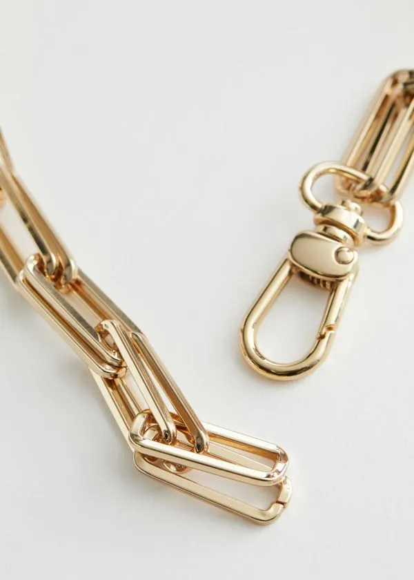 and Other Stories Chunky Chain Link Necklace Gold Women Necklaces