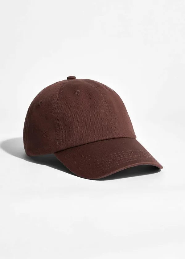 and Other Stories Classic Baseball Cap Brown Women Headwear