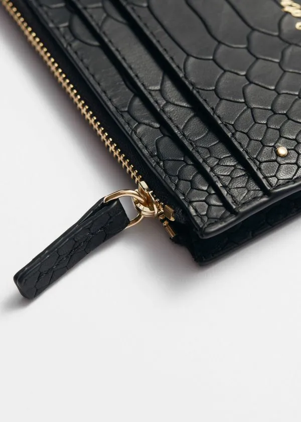 and Other Stories Classic Leather Cardholder Black Women Wallets