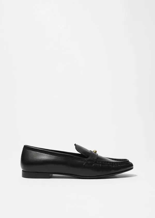 and Other Stories Classic Leather Loafers Black Women Loafers