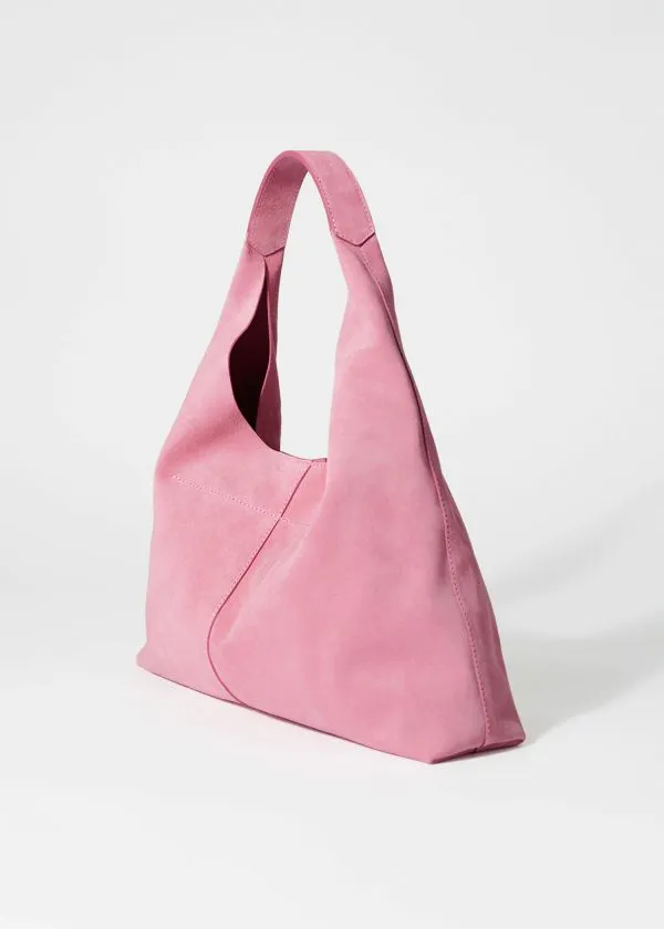 and Other Stories Classic Suede Tote Bag Pink Suede Women Tote Bags
