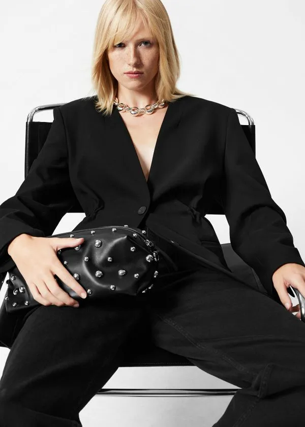 and Other Stories Collarless Blazer Black Women Blazers and Waistcoats