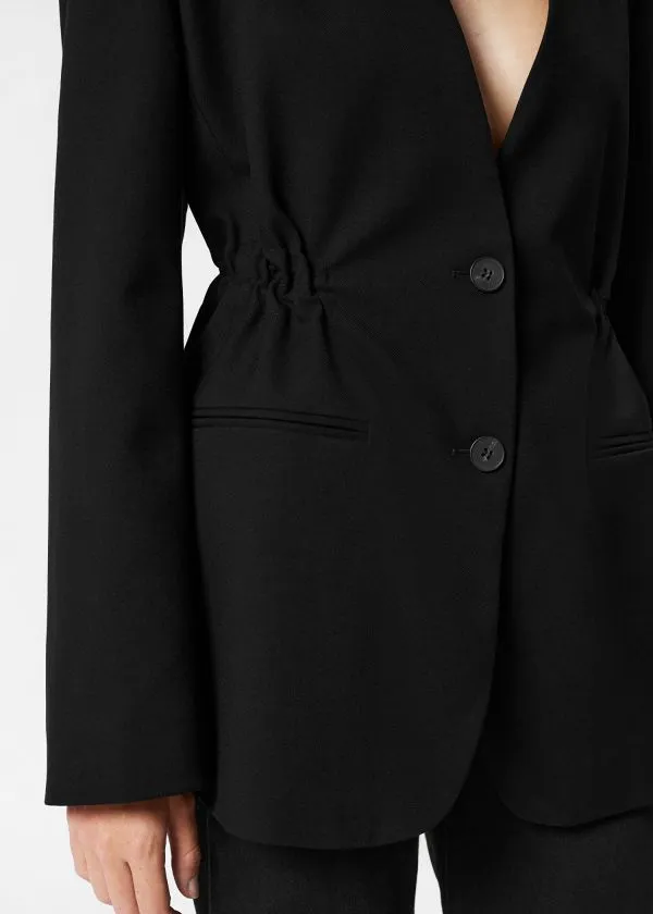 and Other Stories Collarless Blazer Black Women Blazers and Waistcoats