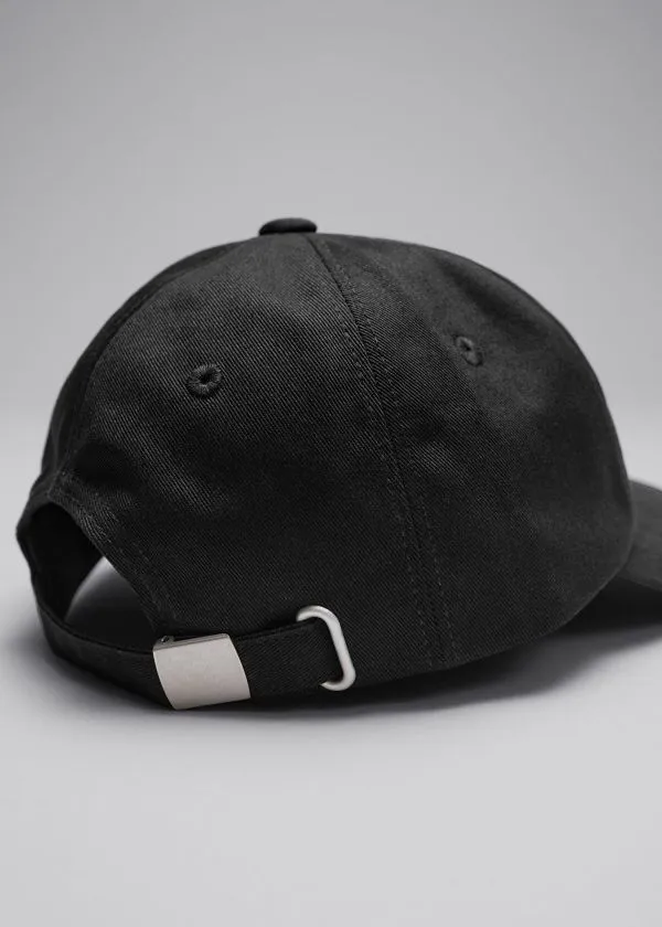 and Other Stories CottonCanvas Baseball Cap Black Women Headwear and Other Stories CottonCanvas Baseball Cap Black Women Headwear
