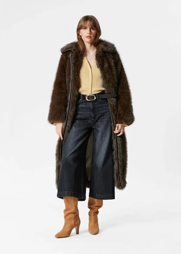 and Other Stories Cropped WideLeg Jeans Black Women Jeans