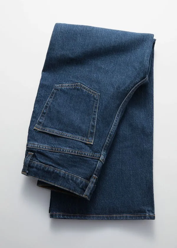 and Other Stories Cropped WideLeg Jeans Mid Blue Women Jeans