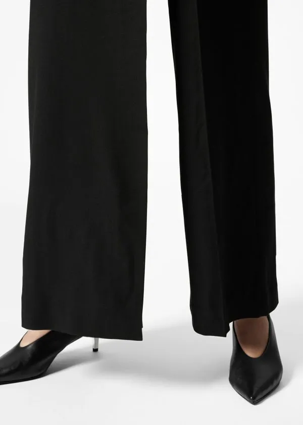 and Other Stories DoubleBreasted Bustier Jumpsuit Black Women Trousers
