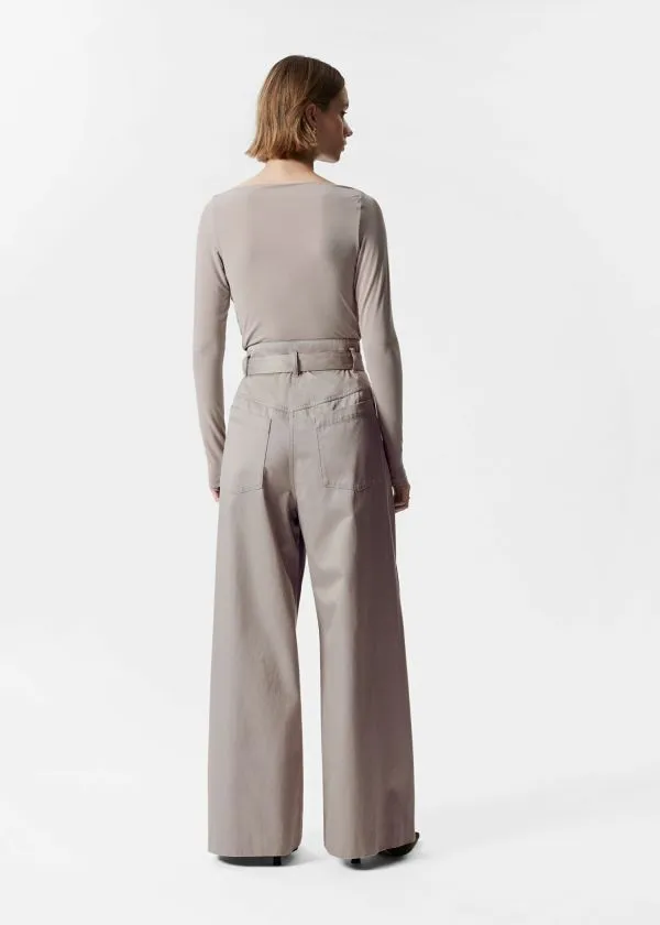 and Other Stories Draped Boatneck Top Mole Women Tops and Tshirts