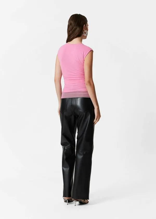 and Other Stories Draped Top Pink Women Tops and Tshirts