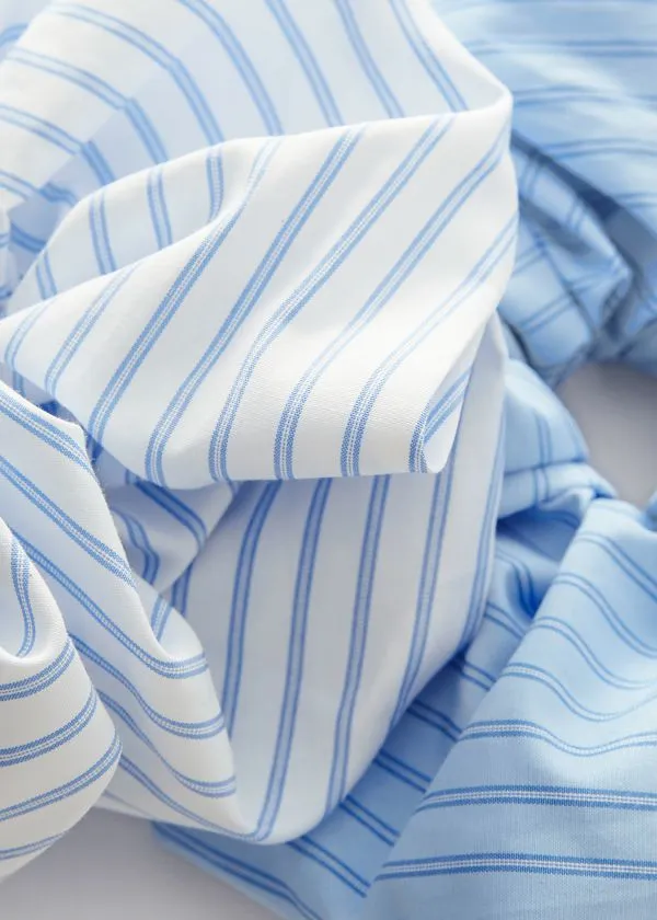 and Other Stories Duo ExtraLarge Striped Scrunchie Set Whiteandblue Women Hair Accessories and Other Stories Duo ExtraLarge Striped Scrunchie Set Whiteandblue Women Hair Accessories
