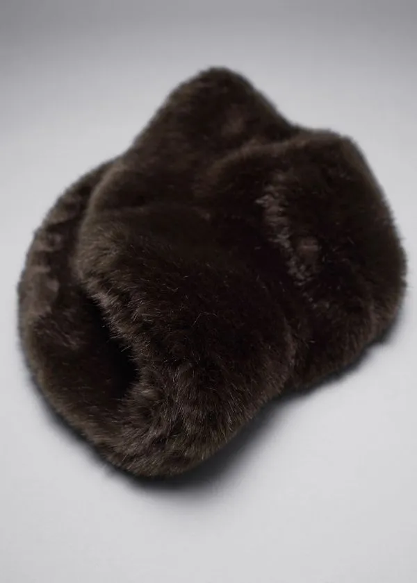 and Other Stories Faux Fur Bucket Hat Brown Women Headwear and Other Stories Faux Fur Bucket Hat Brown Women Headwear