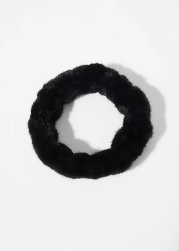 and Other Stories Faux Fur Headband Black Women Headwear and Other Stories Faux Fur Headband Black Women Headwear