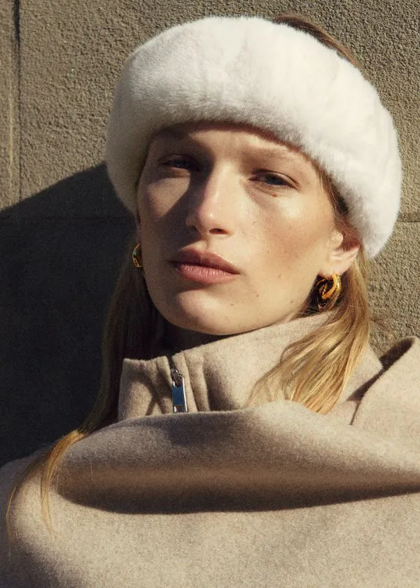 and Other Stories Faux Fur Headband Cream Women Headwear and Other Stories Faux Fur Headband Cream Women Headwear