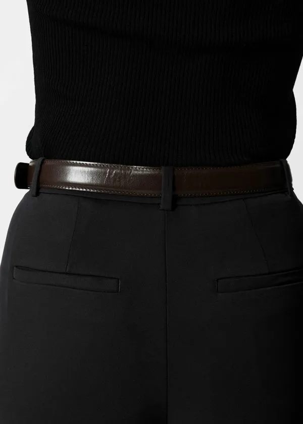 and Other Stories Flared Trousers Black Women Trousers