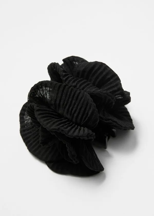 and Other Stories Floral Hair Clip Black Women Hair Accessories