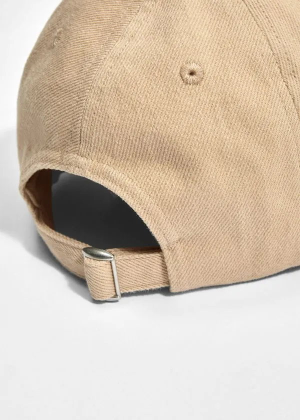 and Other Stories Fringed Baseball Cap Ecru Women Headwear and Other Stories Fringed Baseball Cap Ecru Women Headwear